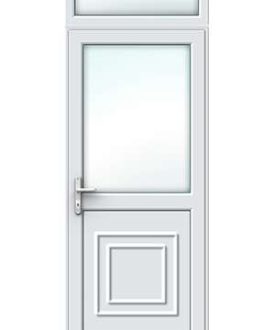 uPVC Single Door with Top Light