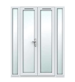 Stock French Door with Twin Sidepanel